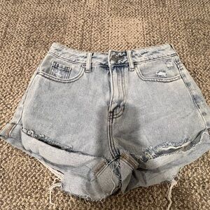 NWT Women’s PacSun Light Blue Distressed Jean Shorts